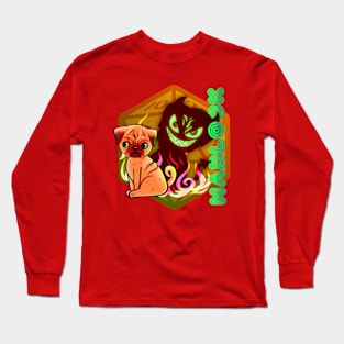 dungeons and dragons warlock dog Long Sleeve T-Shirt